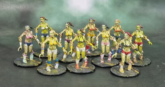 Zombicide Toxic City Mall Expansion: Toxic Walkers