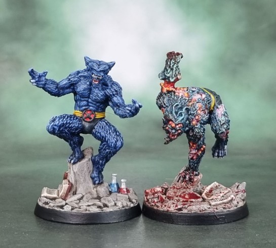 Marvel Zombies: X-Men Beast Blue Fur