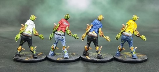 Zombicide Toxic City Mall Expansion: Toxic Walkers
