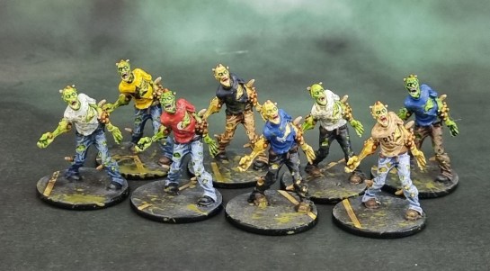 Zombicide Toxic City Mall Expansion: Toxic Walkers