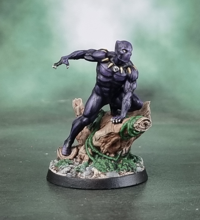 Painted Marvel Zombies Black Panther Miniature Figure