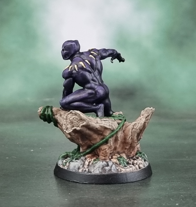 Painted Marvel Zombies Black Panther Miniature Figure