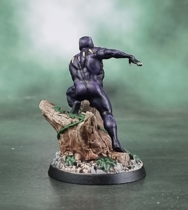 Painted Marvel Zombies Black Panther Miniature Figure