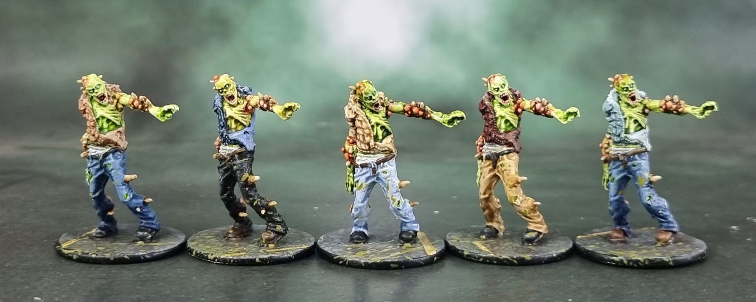 Zombicide Toxic City Mall Expansion: Toxic Walkers
