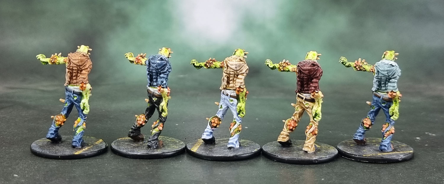 Zombicide Toxic City Mall Expansion: Toxic Walkers