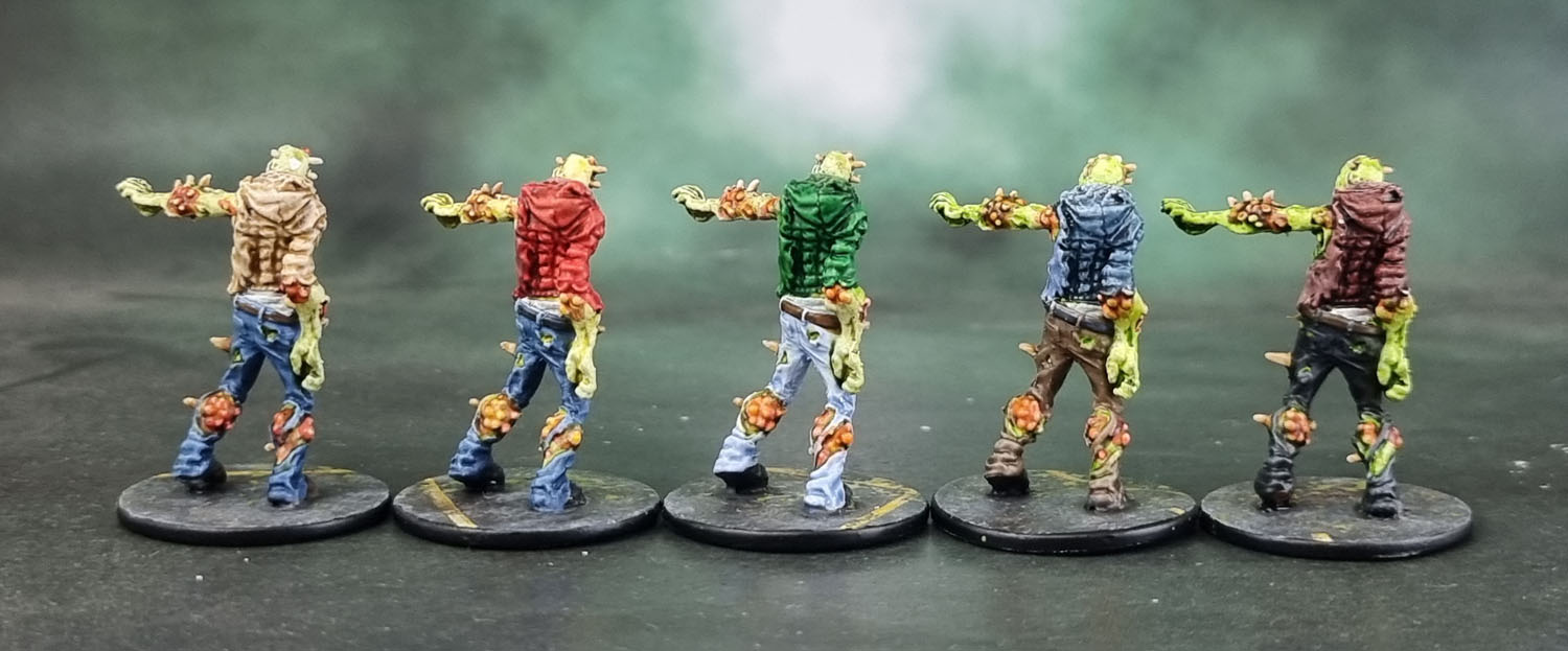 Zombicide Toxic City Mall Expansion: Toxic Walkers