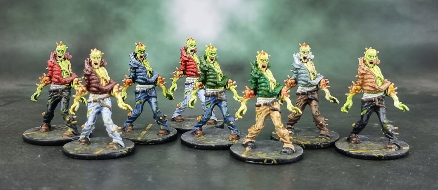 Zombicide Toxic City Mall Expansion: Toxic Walkers