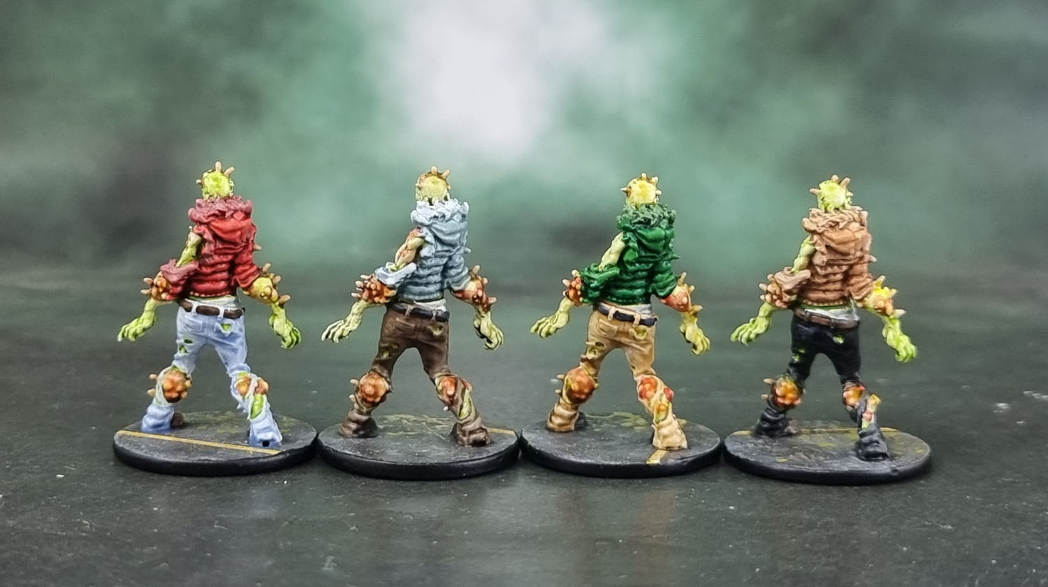 Zombicide Toxic City Mall Expansion: Toxic Walkers