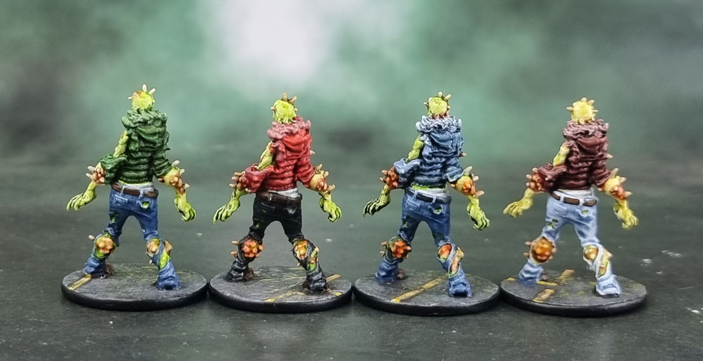 Zombicide Toxic City Mall Expansion: Toxic Walkers