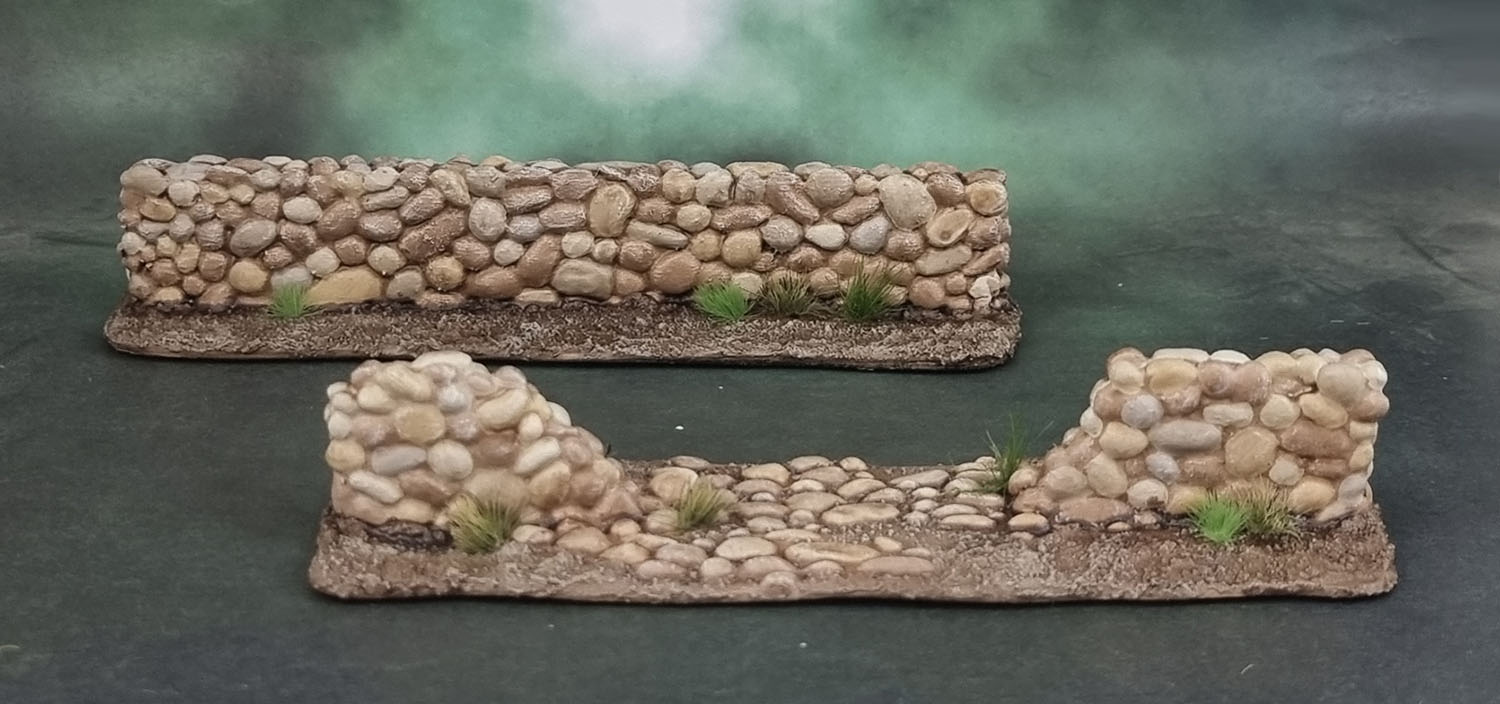 A Song of Ice and Fire TMG terrain, ASOIAF terrain STL 3d prints TwoRoads, walls, broken walls,