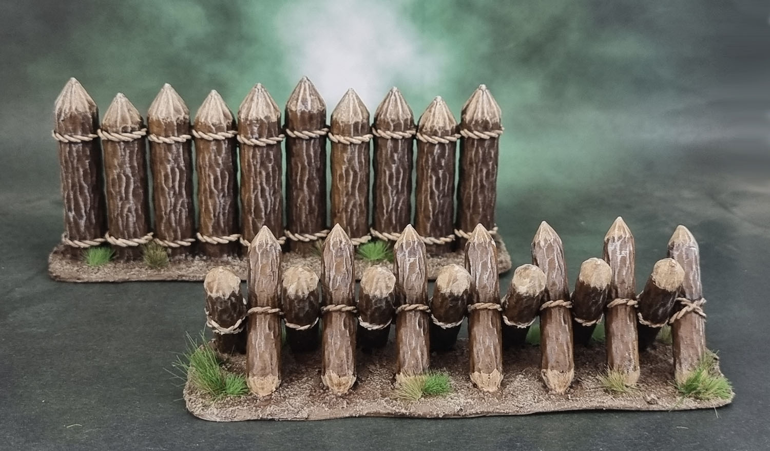 A Song of Ice and Fire TMG terrain, ASOIAF terrain STL 3d prints TwoRoads, palisades, cheval de frise