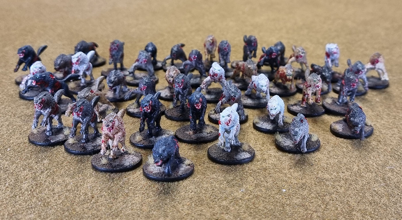 Zombicide Black Plague Wulfsberg: Zombie Wolfz