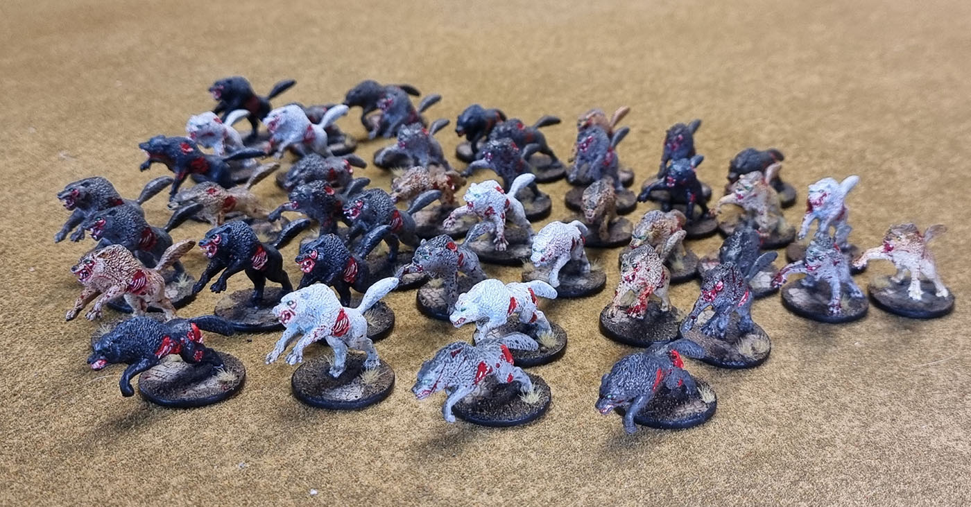 Zombicide Black Plague Wulfsberg: Zombie Wolfz