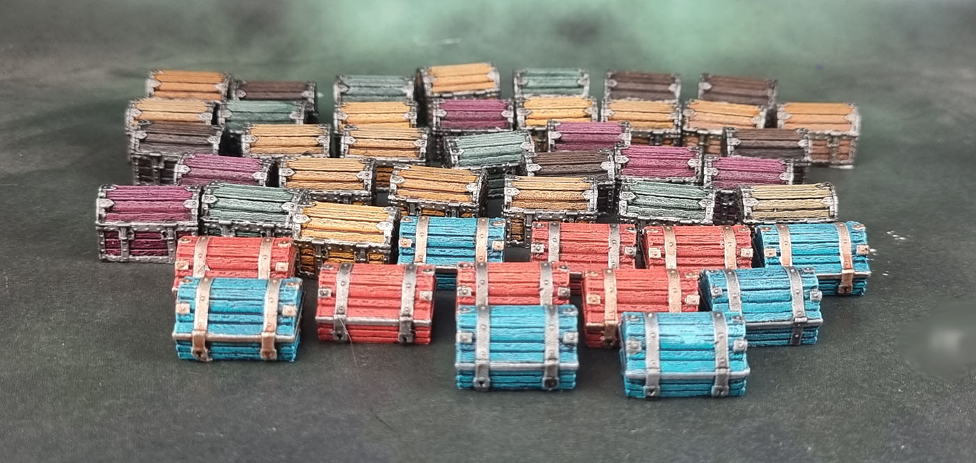 Massive Darkness 2: Chests and Pillars 3D Pack