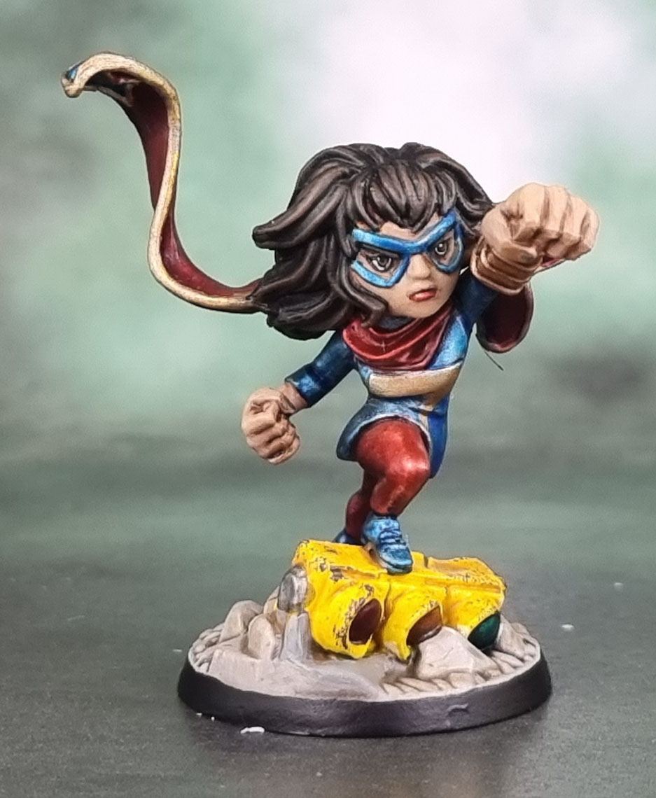 Marvel United: Ms.Marvel Painted Miniature Figure