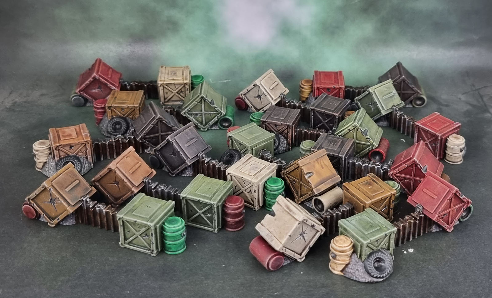 Mantic Terrain Crate (Mars Attacks!): Barricades