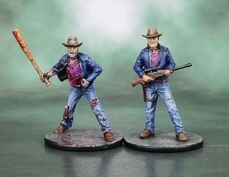 Zombicide Survivor & Zombivor "Ralph", Woody Harrelson, Zombieland, Tallahassee