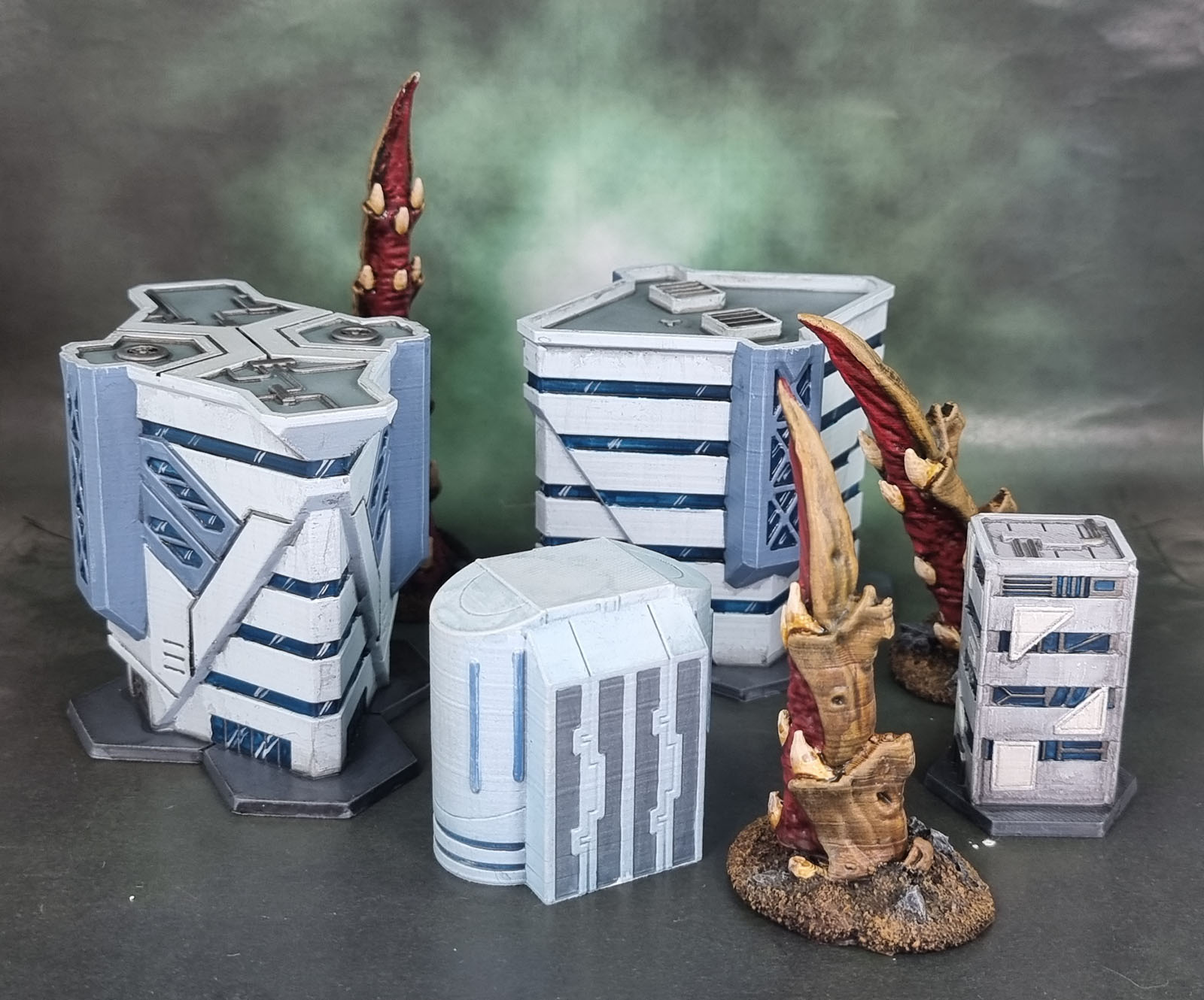 Axolote Gaming 3D Prints: Tyranid Terrain (Capillary Towers)