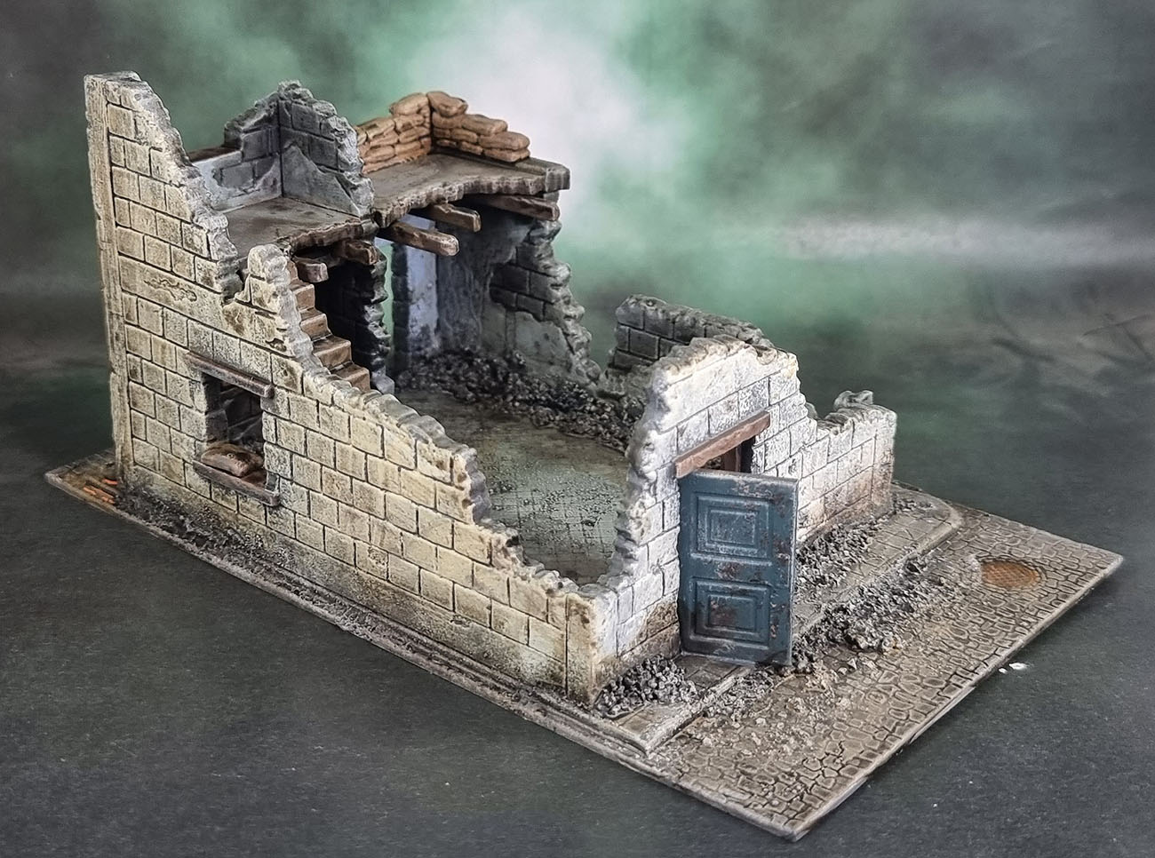 Warlord/Italieri Bolt Action 1:56 scale "Wrecked House"
