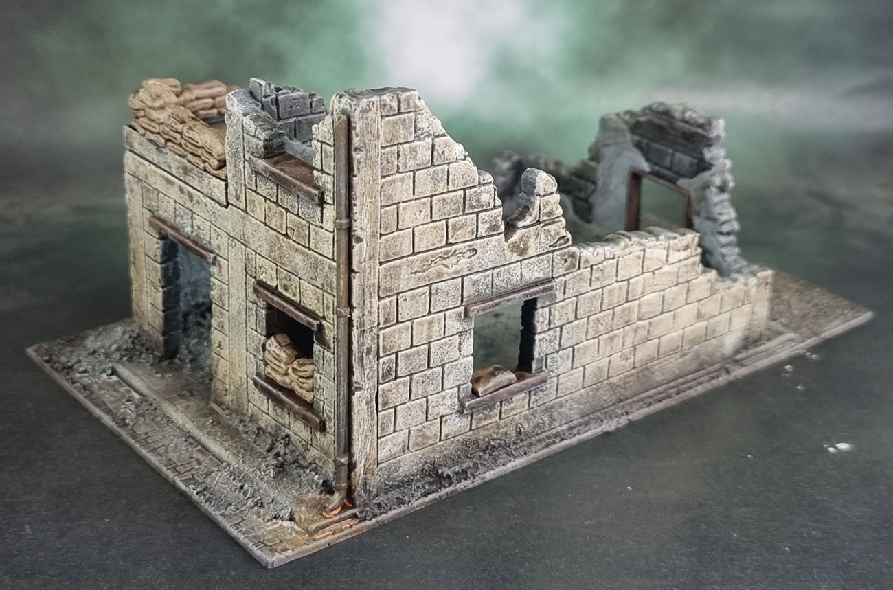 Warlord/Italieri Bolt Action 1:56 scale "Wrecked House"
