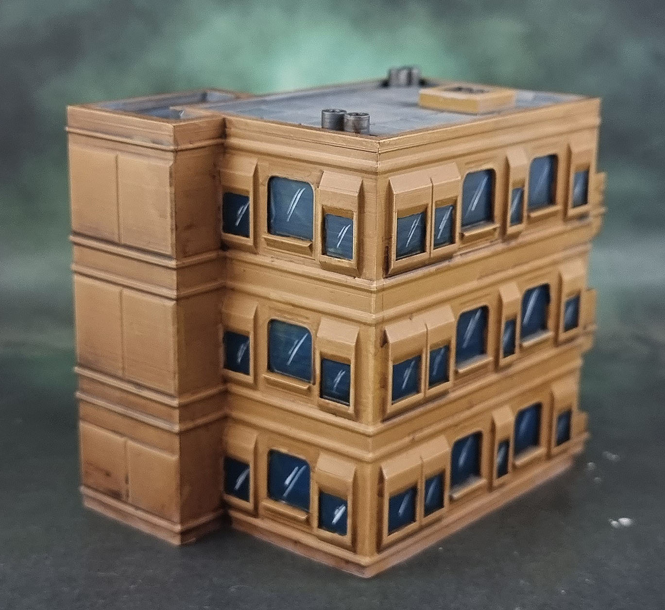 MillerBro's 1/100 scale Low Detail Building 3D Prints: "100Barracks1"