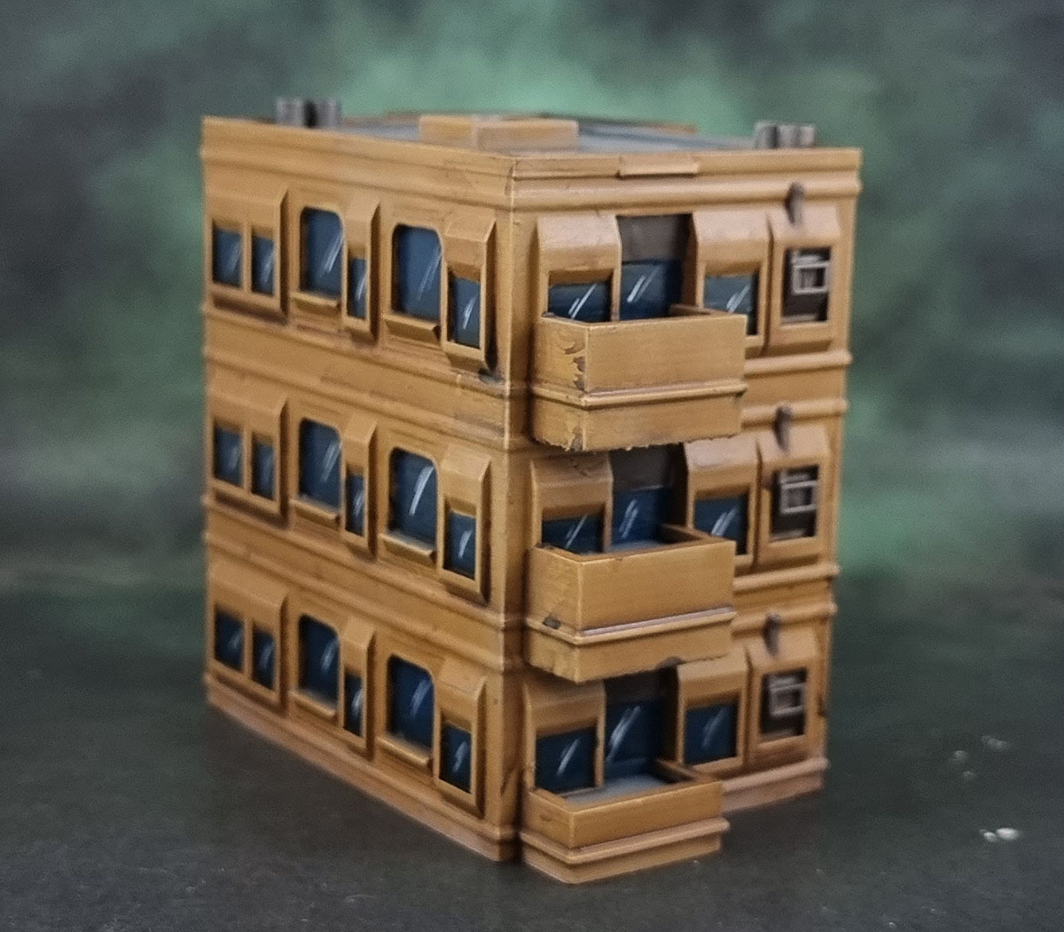 MillerBro's 1/100 scale Low Detail Building 3D Prints: "100Barracks1"