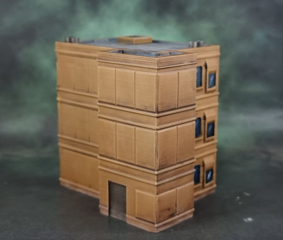 MillerBro's 1/100 scale Low Detail Building 3D Prints: "100Barracks1"