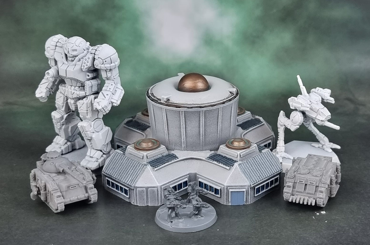 Scotia Grendel 1:300 Resin TTR017 - Industrial Building