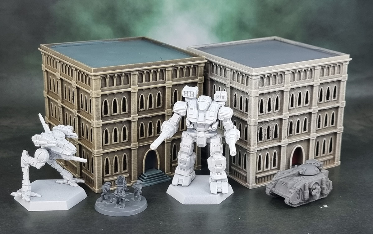 Wargame Forge 3D Prints: Gothic Buildings - Free Test