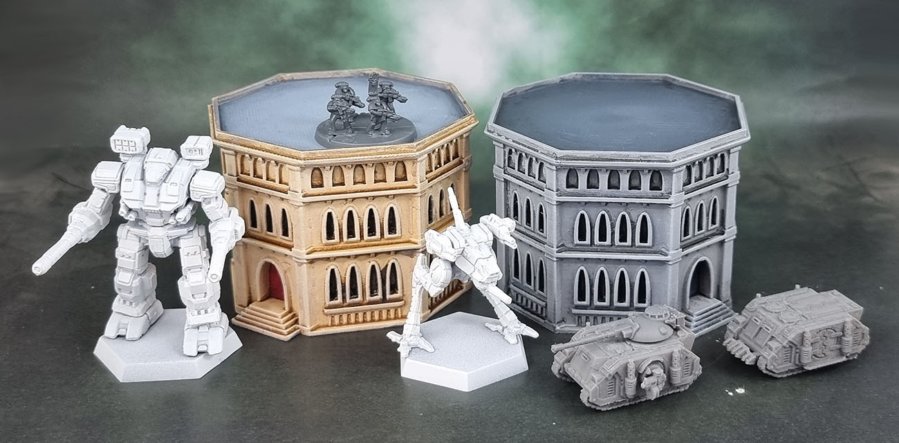Wargame Forge 3D Prints: Gothic Buildings - G125