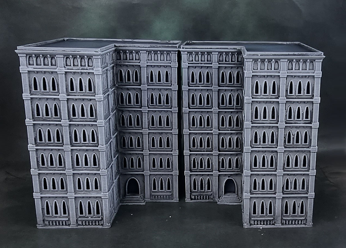 Wargame Forge 3D Prints: Gothic Buildings - G081