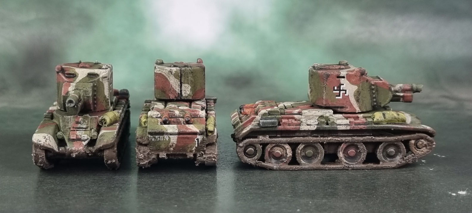 BT-42 Assault Gun Platoon for Flames of War, TigerAce1945 STL file 3D print