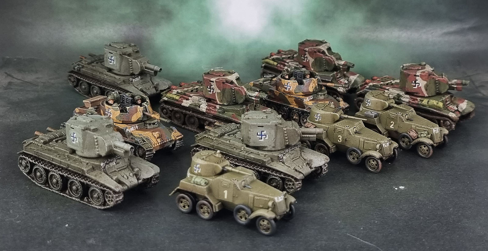 Finnish tanks for Flames of War, TigerAce1945 STL file 3D print