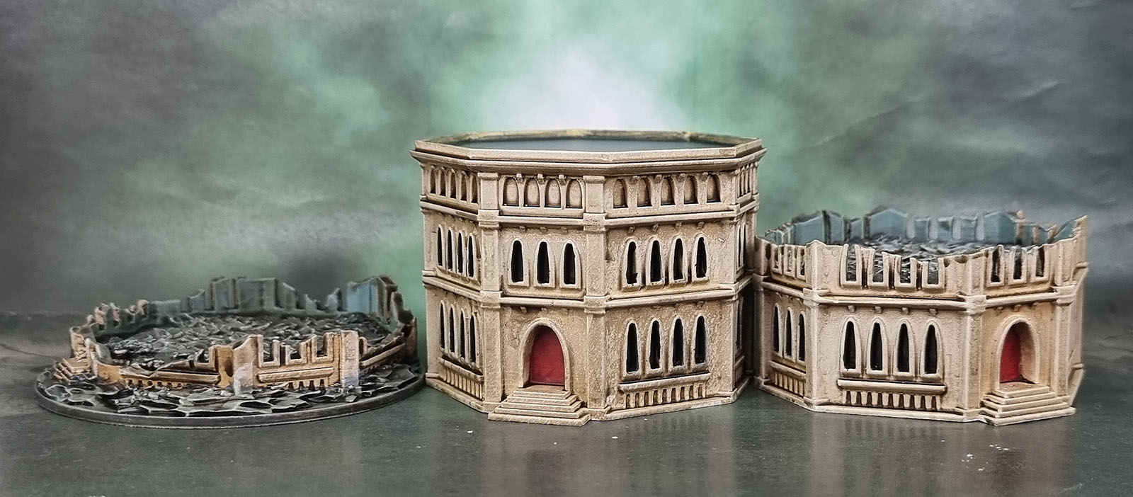 Wargame Forge 3D Prints: Gothic Buildings - Test, G125, GR125, GD016