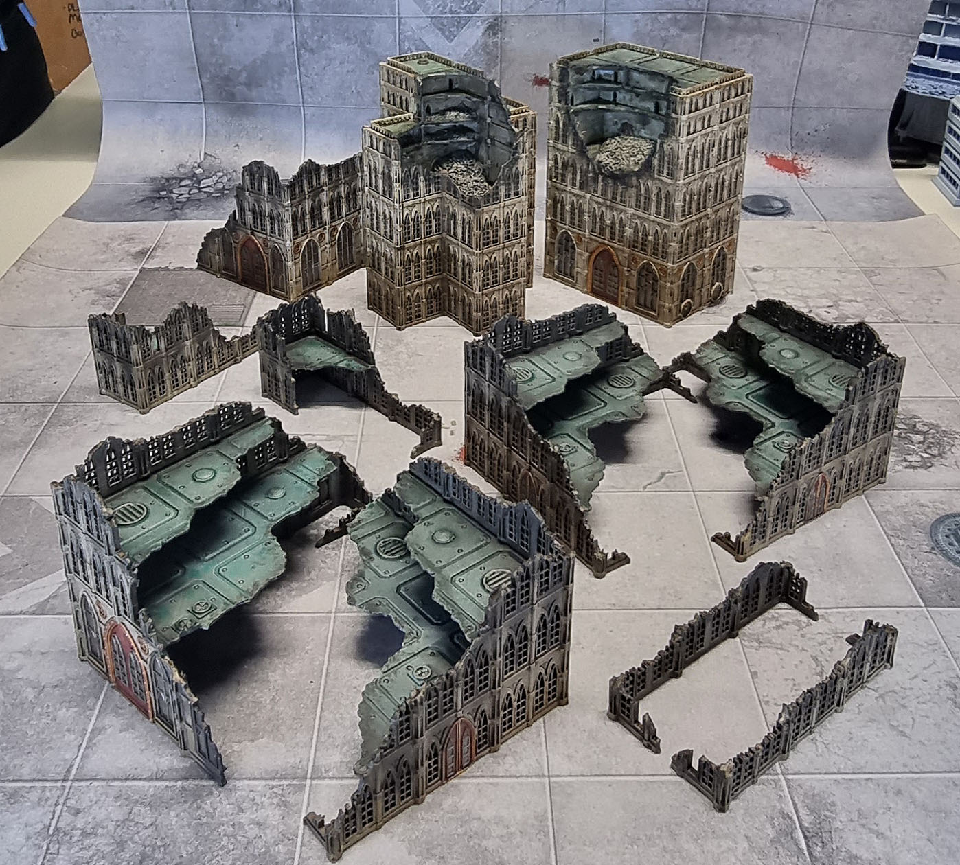 Fabricator's Lair 3D Prints: Epic-Scale Grimdark Ruined Buildings