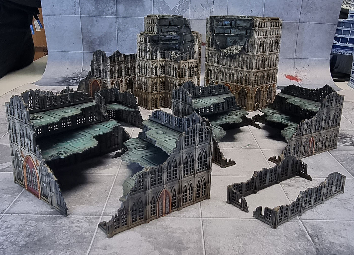 Fabricator's Lair 3D Prints: Epic-Scale Grimdark Ruined Buildings