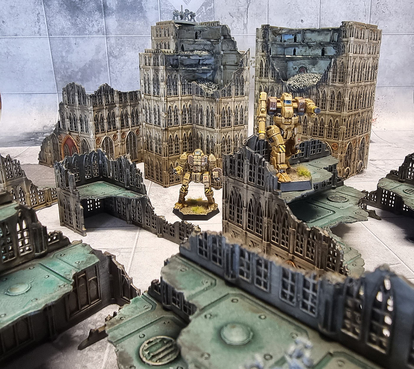 Fabricator's Lair 3D Prints: Epic-Scale Grimdark Ruined Buildings
