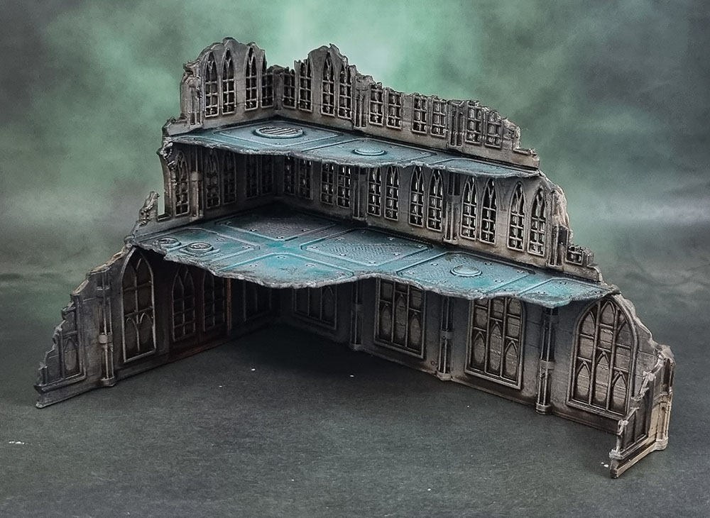 Fabricator's Lair 3D Prints: Epic-Scale Grimdark Ruined Buildings