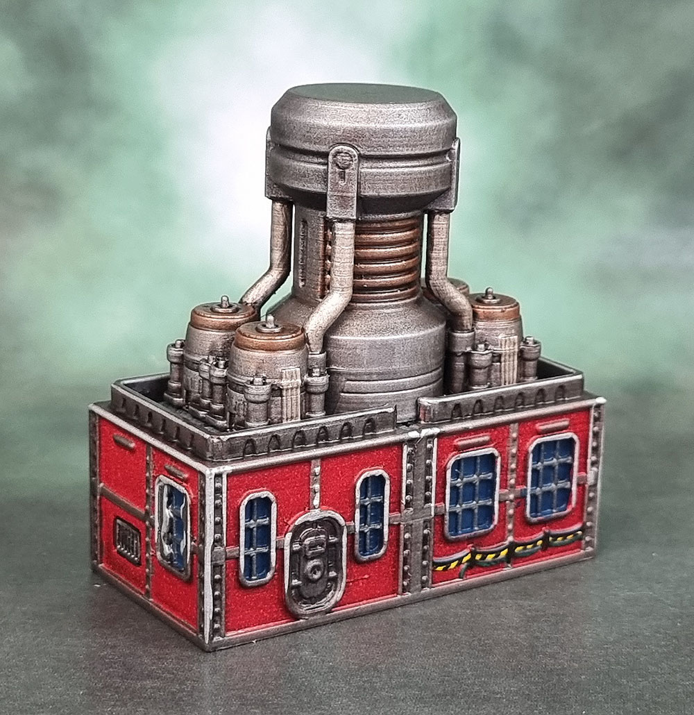 Fabricator's Lair X nonPareil Institute 3D Prints: 1x2 Medium A & Power Generator