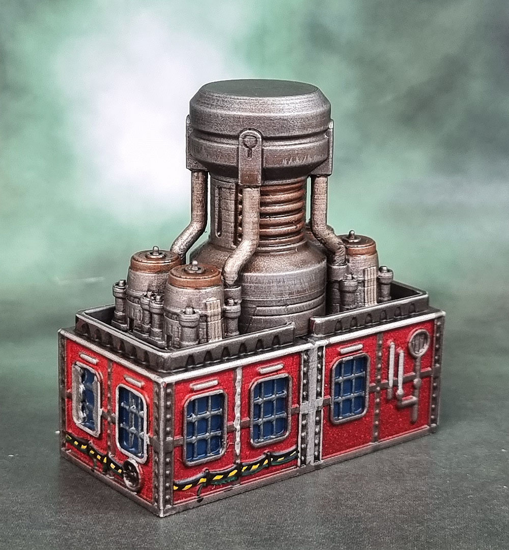 Fabricator's Lair X nonPareil Institute 3D Prints: 1x2 Medium A & Power Generator