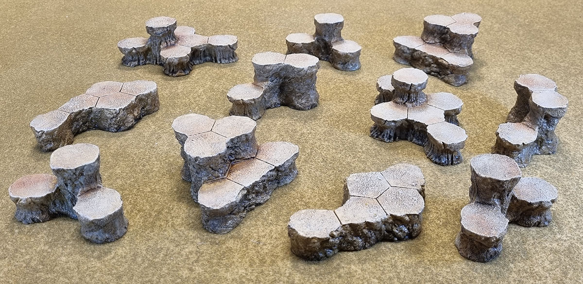 Thunderhead Studio Hextech 3D Prints: Battletech Hills