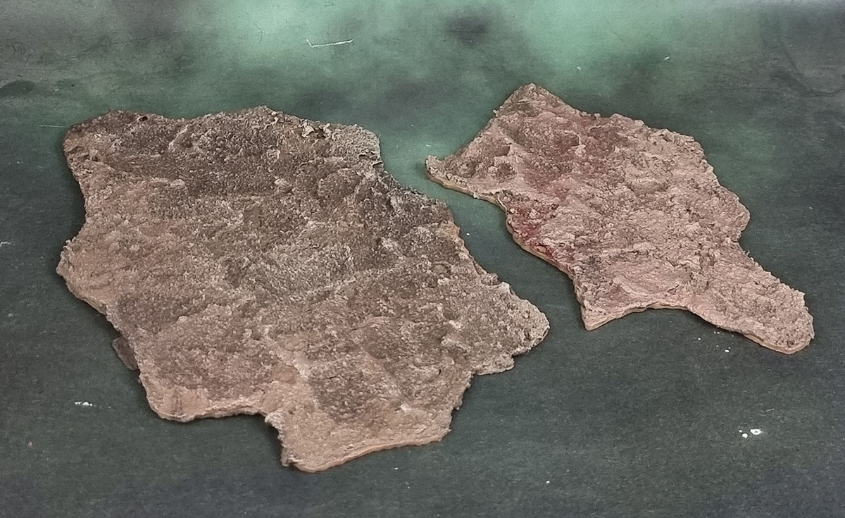 3D Print: BattleTerrain: Rough Terrain tiles for Battletech Alpha Strike by Tinnut