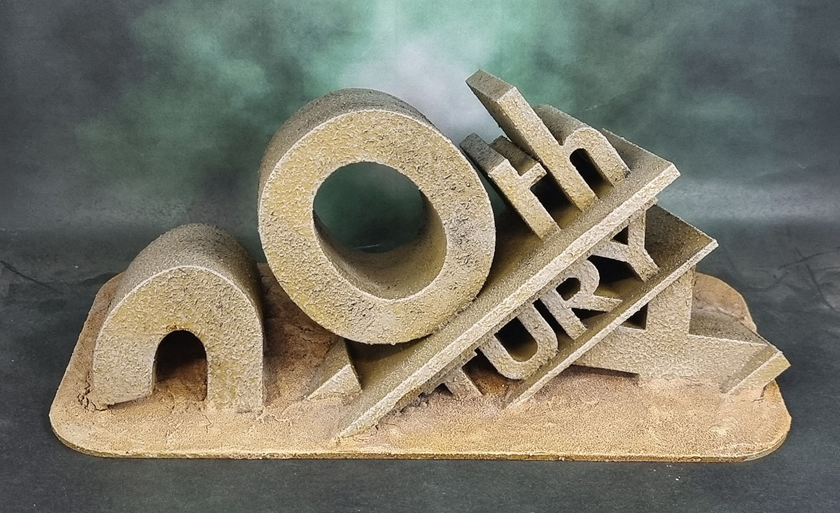 Marvel Crisis Protocol Terrain 3D Print: Wrecked 20th Century Fox Logo (Isekai Heavy Industries)