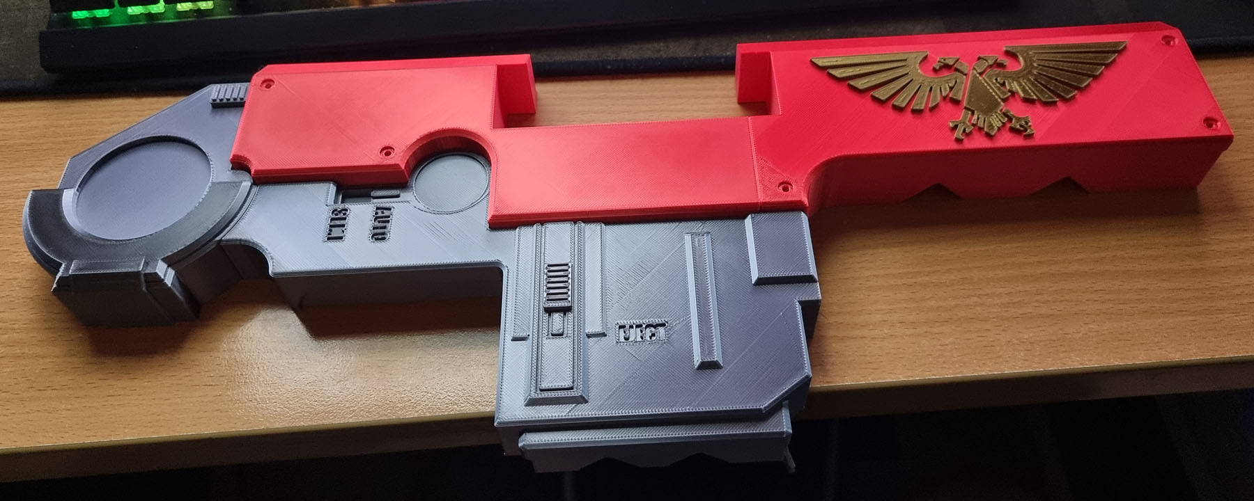 3D Printed Adeptus Astartes MkV Godwyn Pattern Boltguns