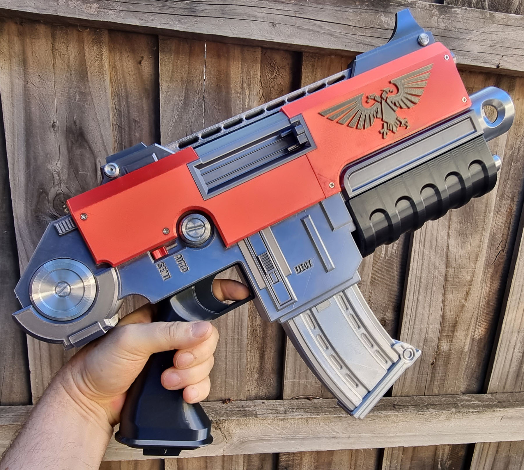 3D Printed Adeptus Astartes MkV Godwyn Pattern Boltguns