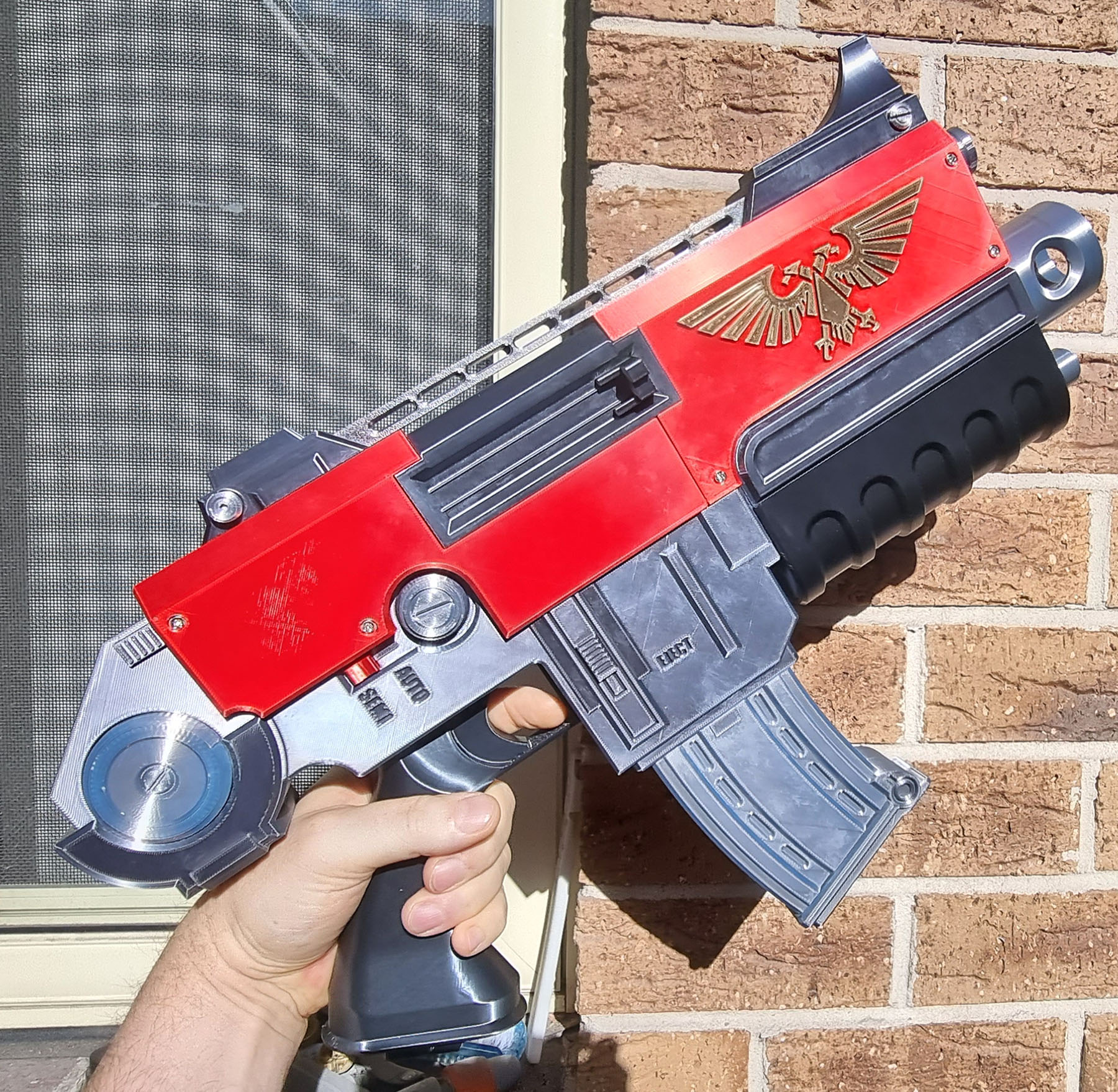 3D Printed Adeptus Astartes MkV Godwyn Pattern Boltguns