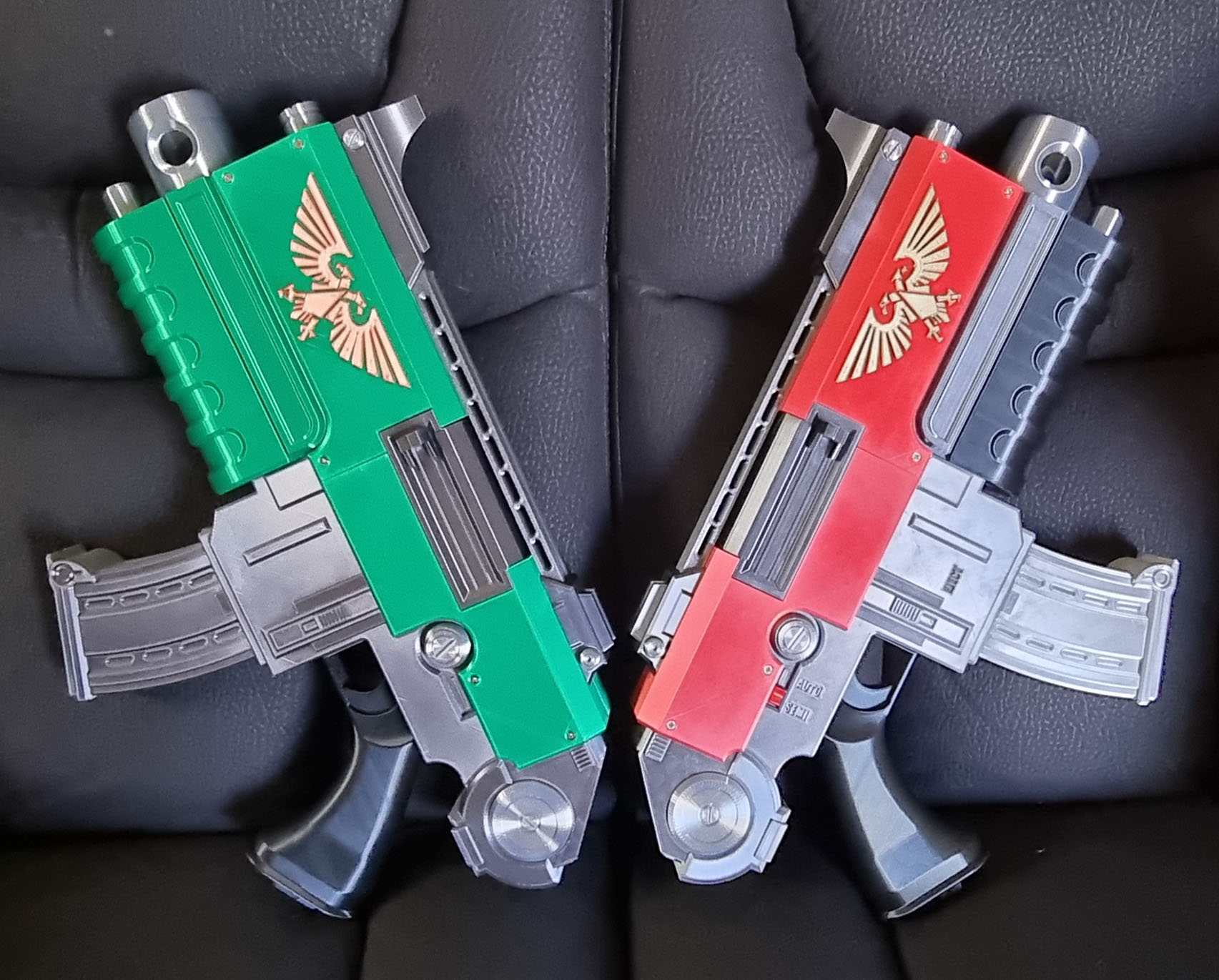 3D Printed Adeptus Astartes MkV Godwyn Pattern Boltguns