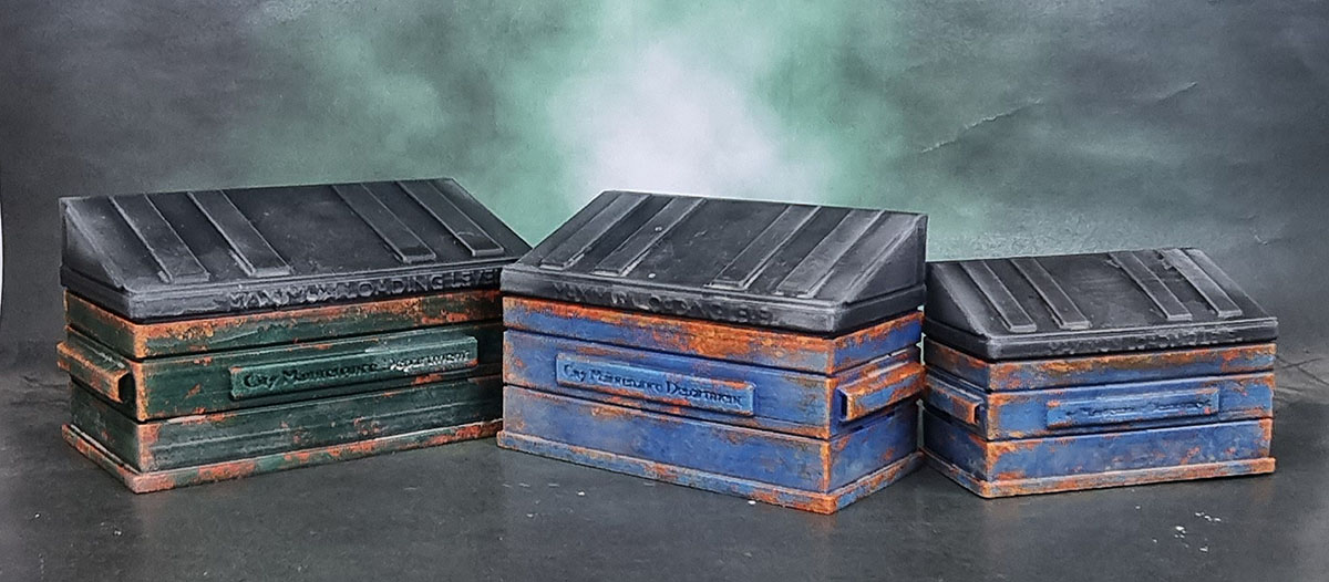 Corvus Games Terrain 3D Prints: Gas Station Dumpster