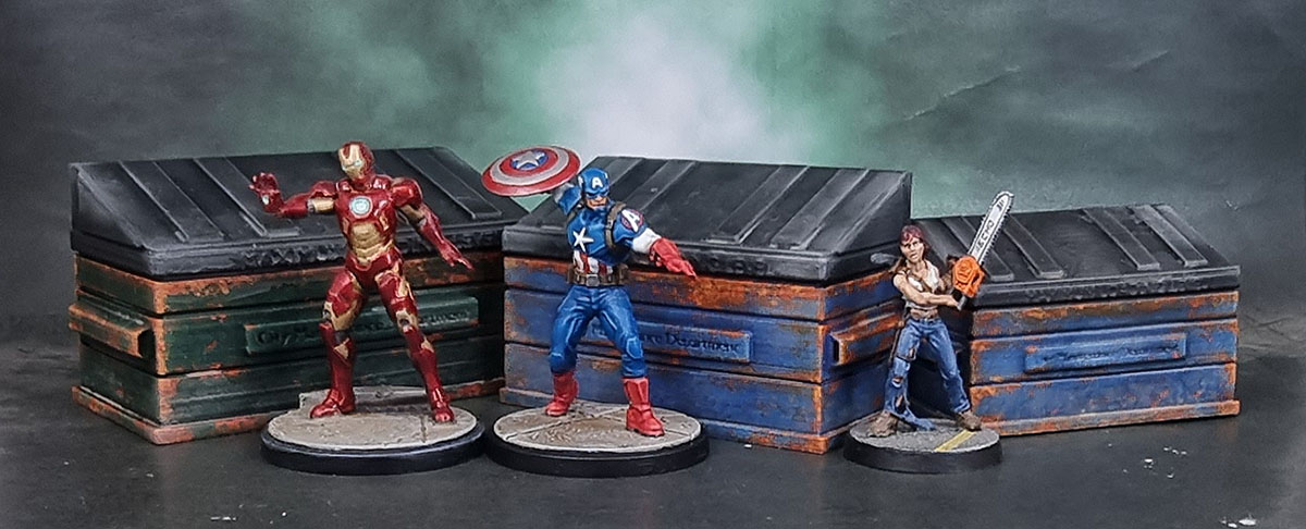 Corvus Games Terrain 3D Prints: Gas Station Dumpster