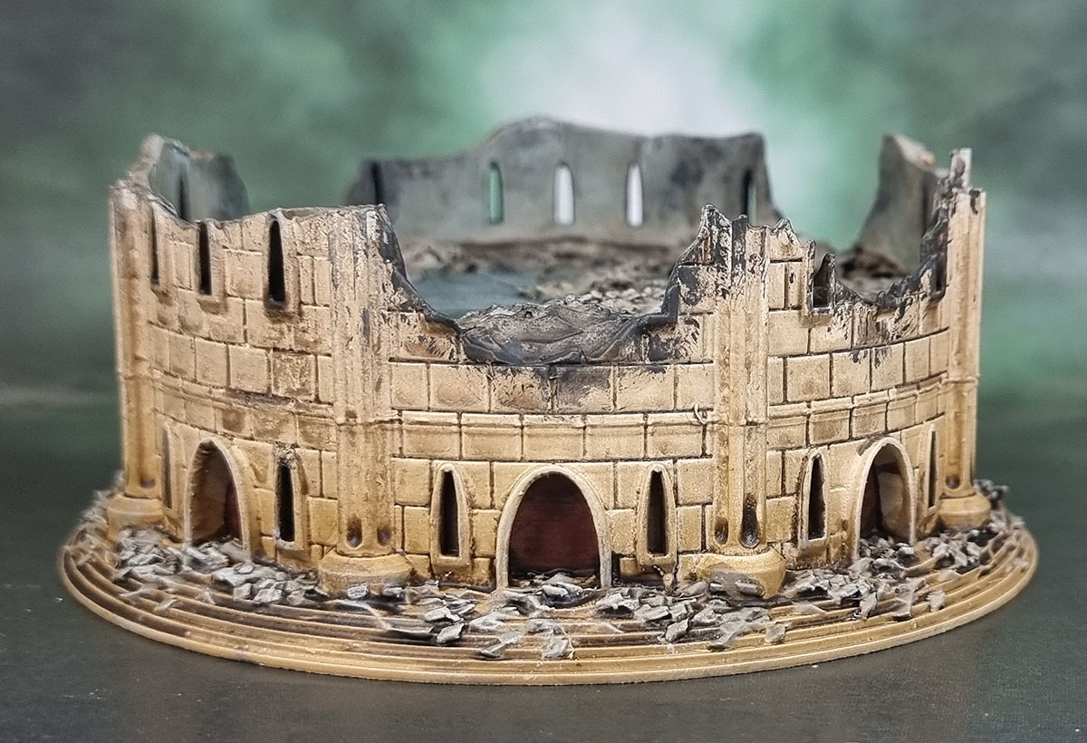 Wargame Forge 3D Prints: Gothic Shrine - Ruined